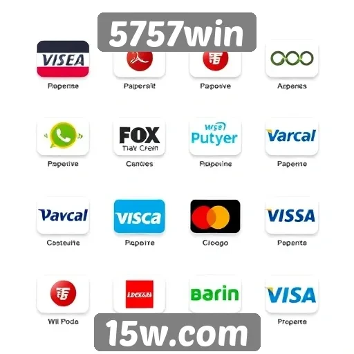 Opções de pagamento disponíveis no 5757win